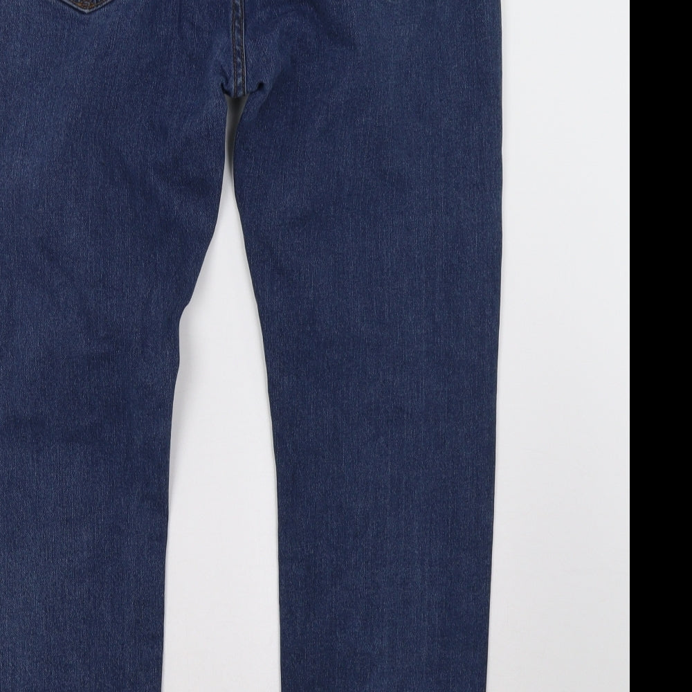 Marks and Spencer Mens Blue   Straight Jeans Size 38 L29 in