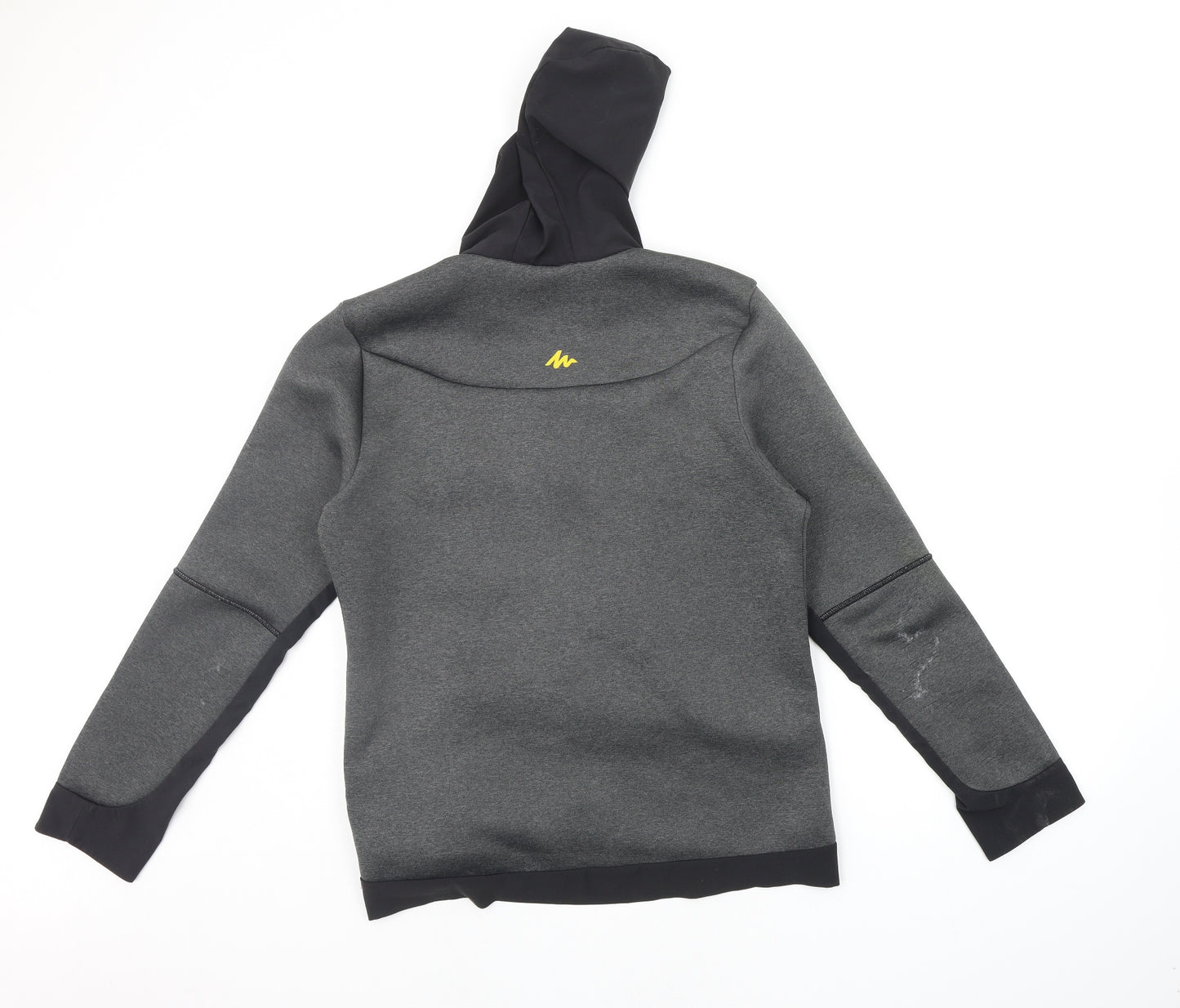 DECATHLON Mens Grey   Full Zip Hoodie Size L