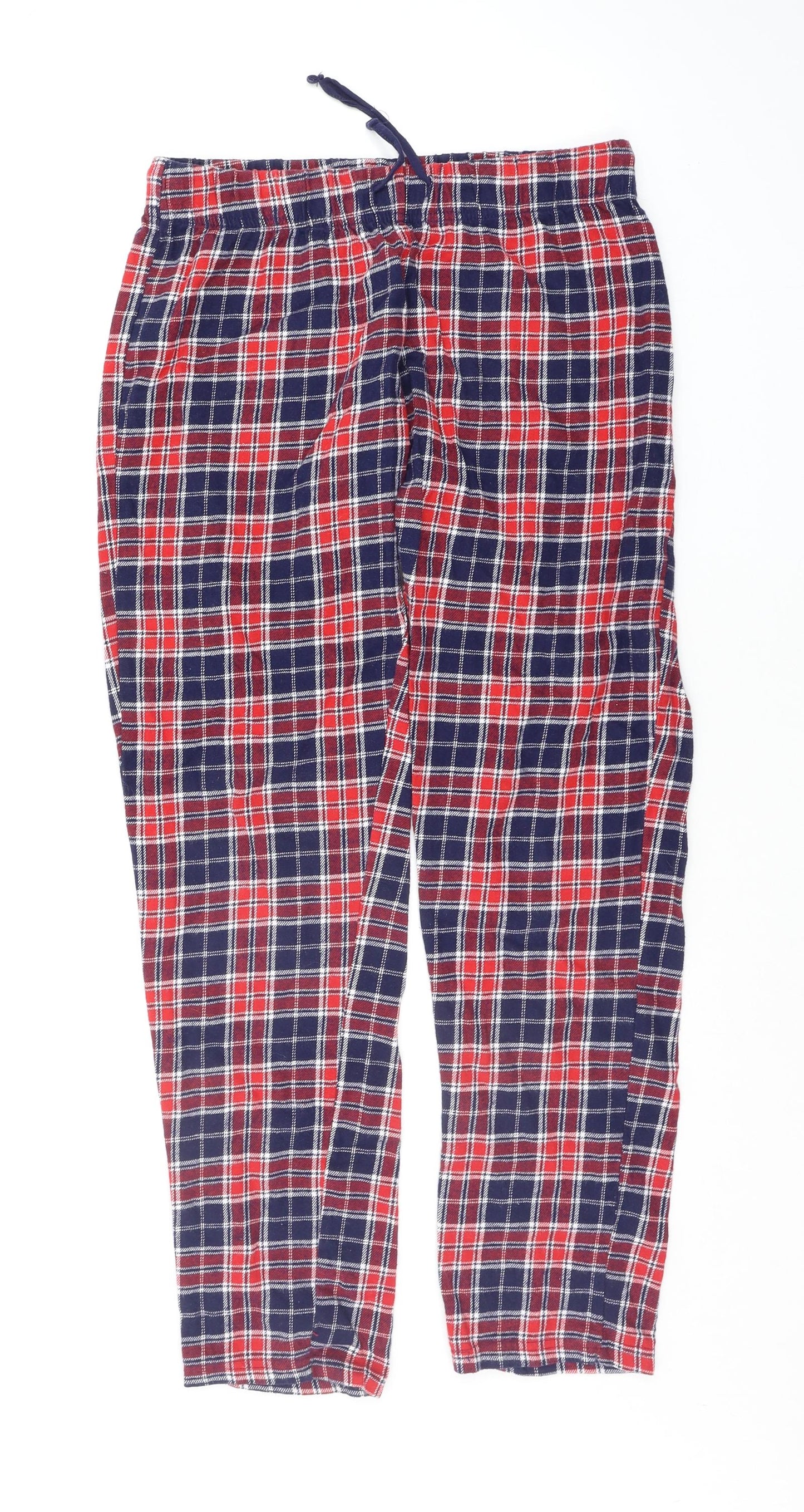 Avenue Womens Multicoloured Check  Capri Pyjama Pants Size S
