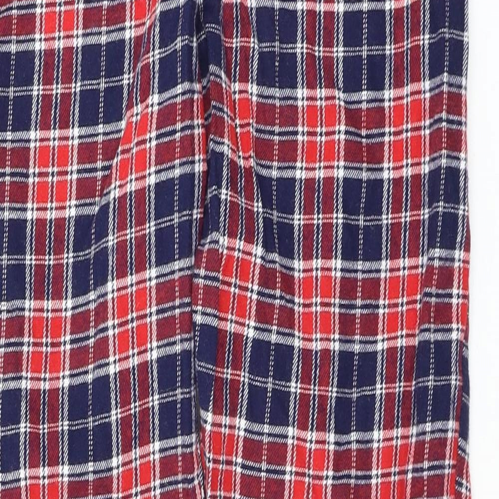 Avenue Womens Multicoloured Check  Capri Pyjama Pants Size S