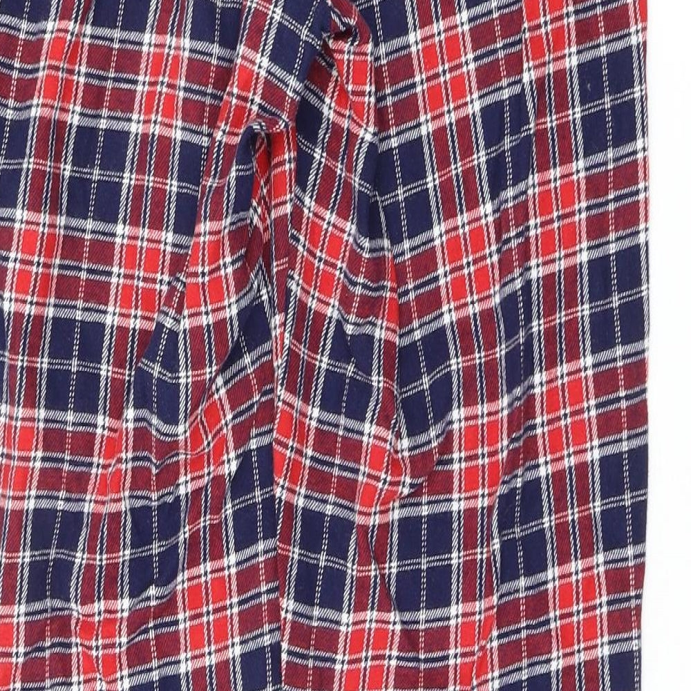 Avenue Womens Multicoloured Check  Capri Pyjama Pants Size S
