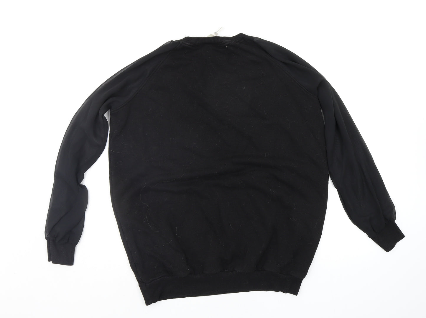 Anothology Womens Black   Pullover Sweatshirt Size 18