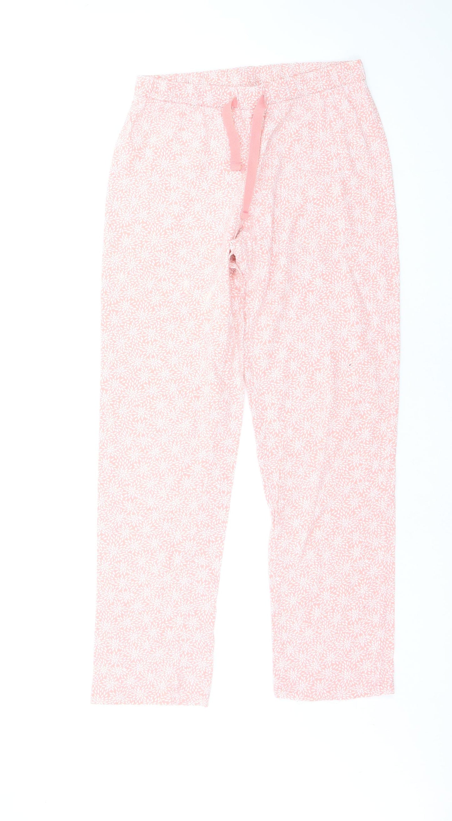 NEXT Womens Pink Floral  Capri Pyjama Pants Size S