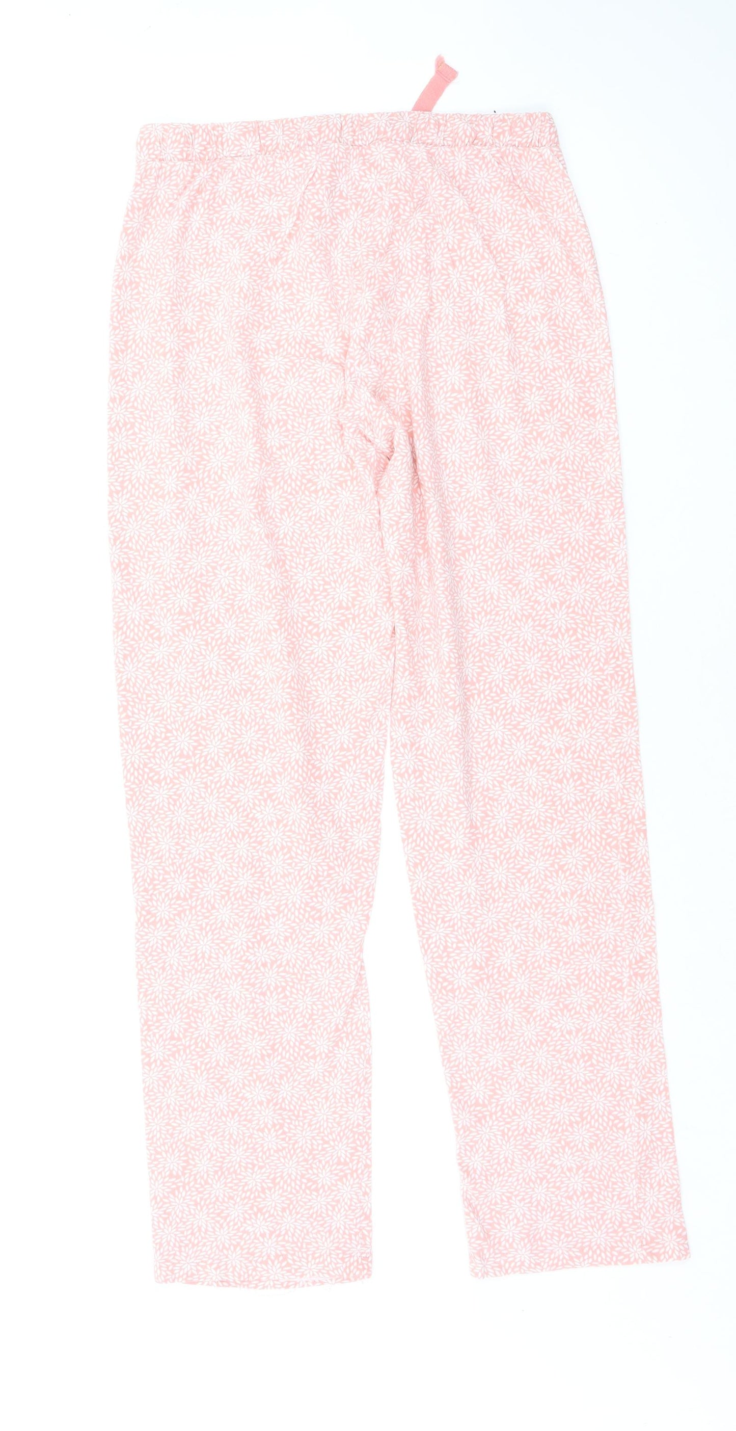 NEXT Womens Pink Floral  Capri Pyjama Pants Size S