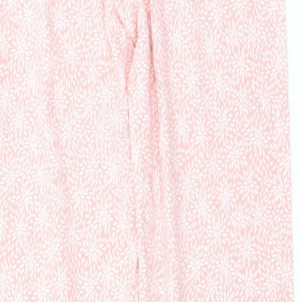 NEXT Womens Pink Floral  Capri Pyjama Pants Size S