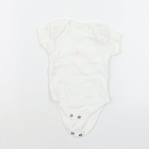 Matalan Baby White   Babygrow One-Piece Size Newborn