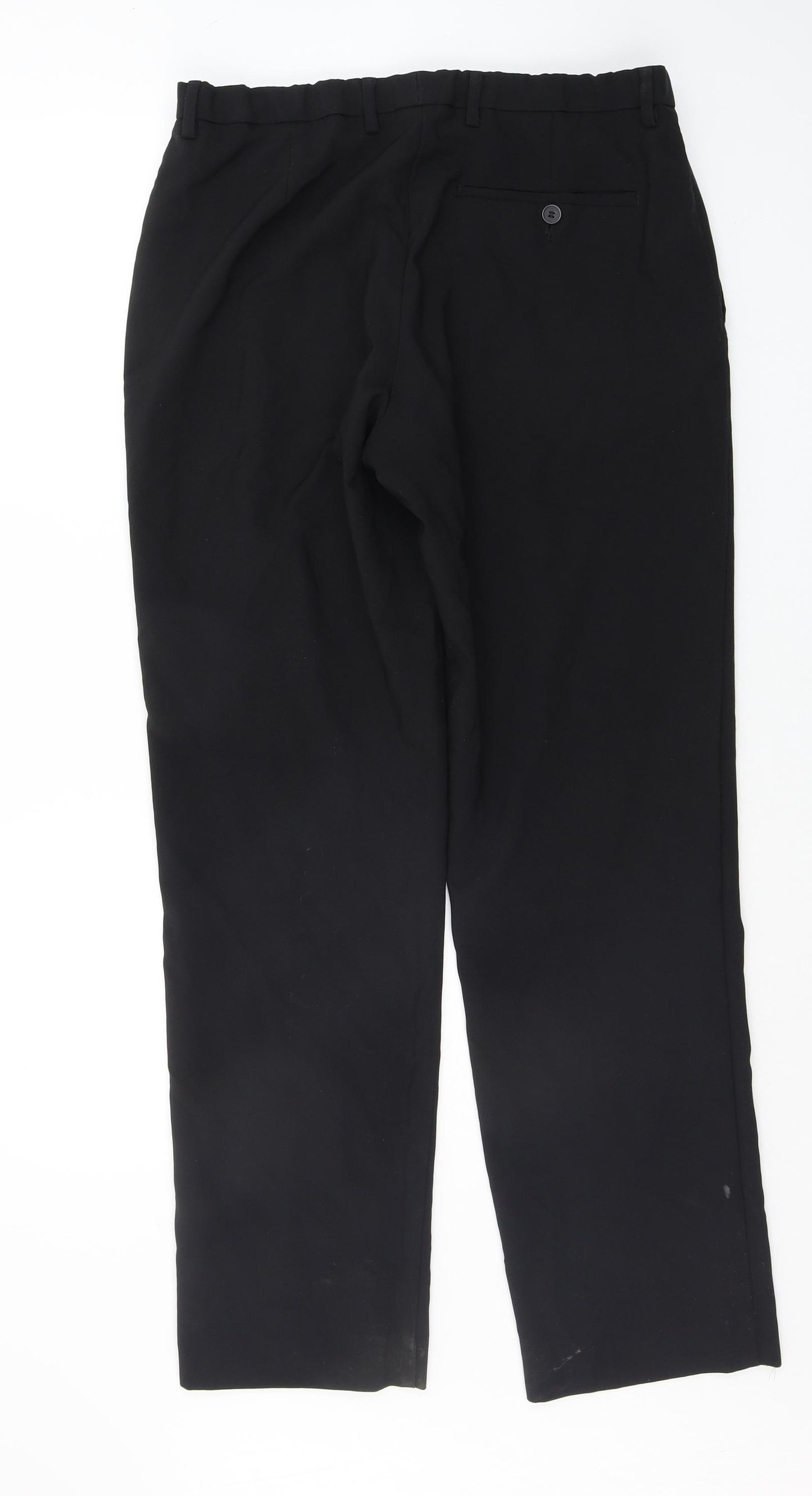 F&F Mens Black   Trousers  Size 34 L31 in