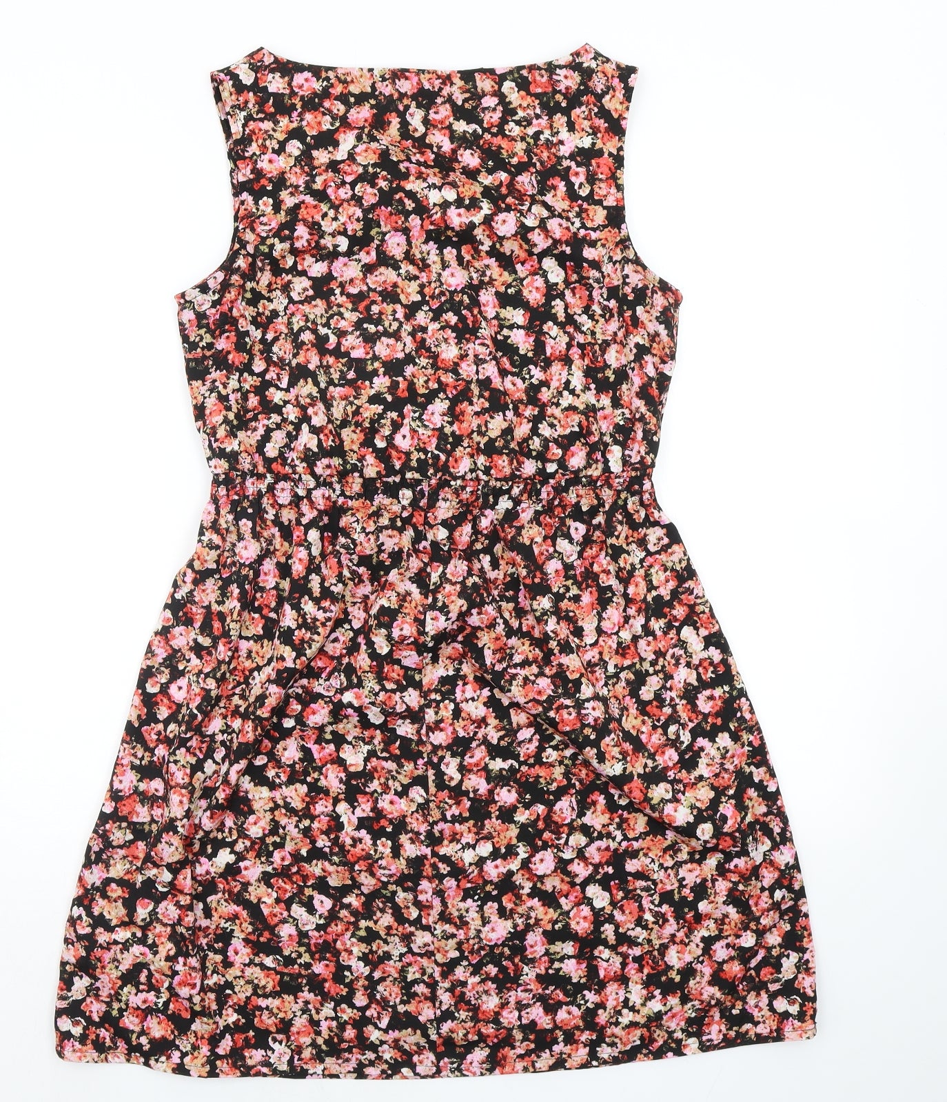 New Look Womens Multicoloured Floral  Tank Dress  Size 10
