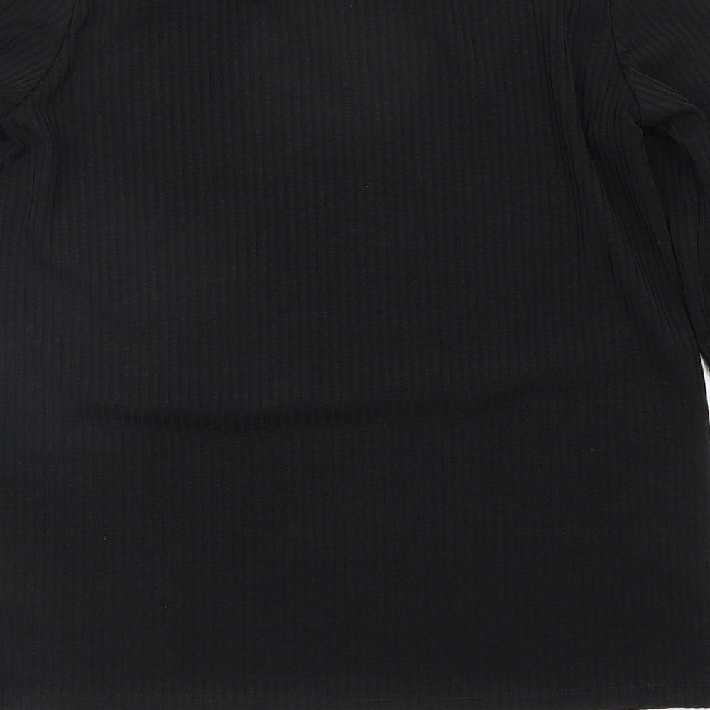 F&F Girls Black   Pullover Jumper Size 13-14 Years