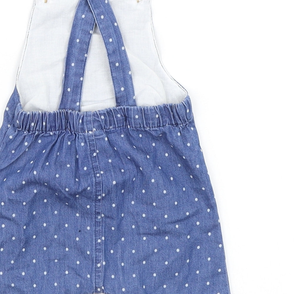 Matalan Baby Blue Polka Dot  Romper One-Piece Size Newborn