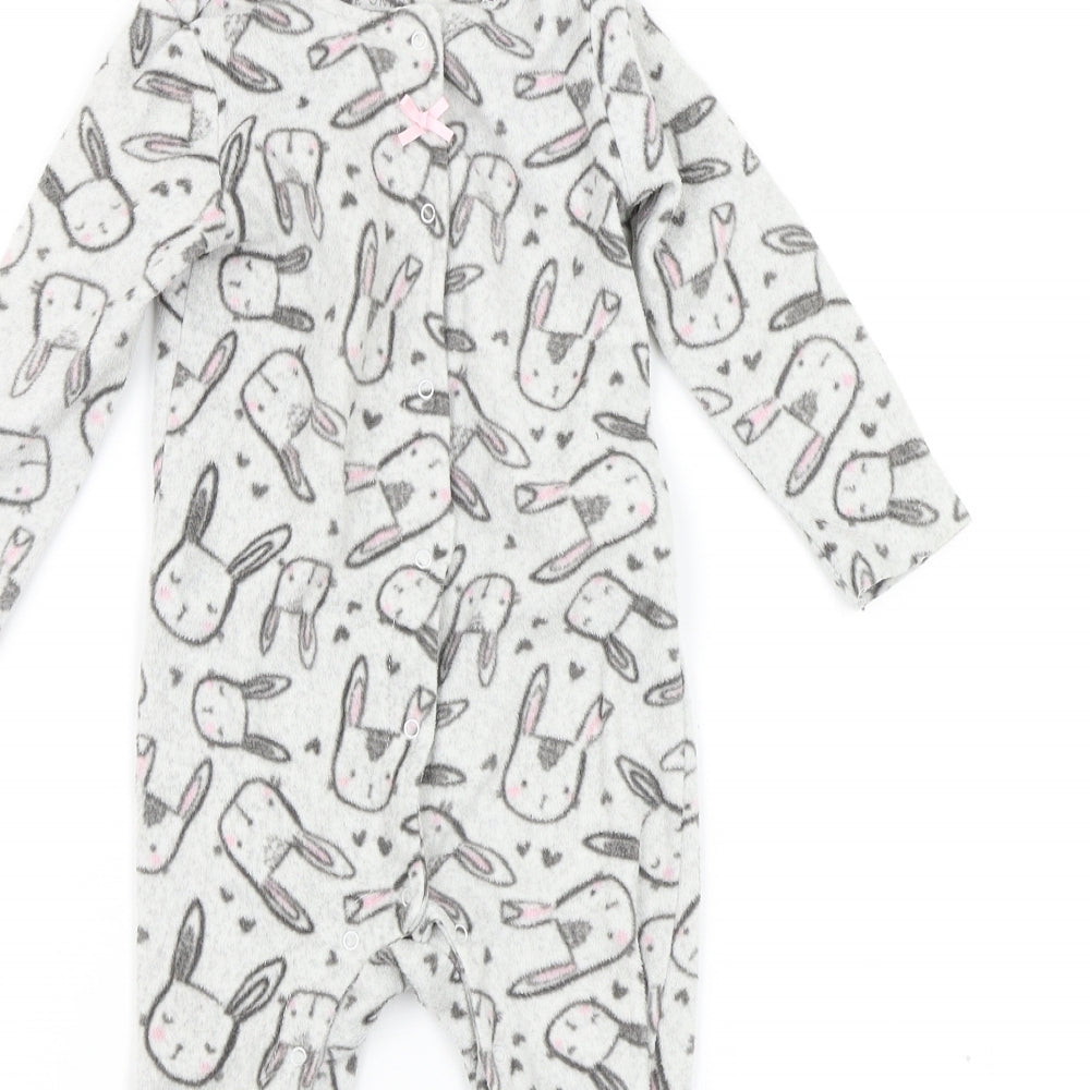 F&F Baby Grey   Babygrow One-Piece Size 12-18 Months