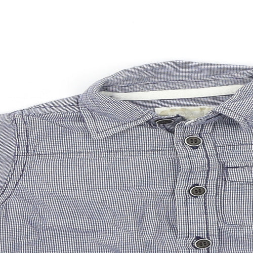 m Boys Blue   Basic Button-Up Size 6-9 Months