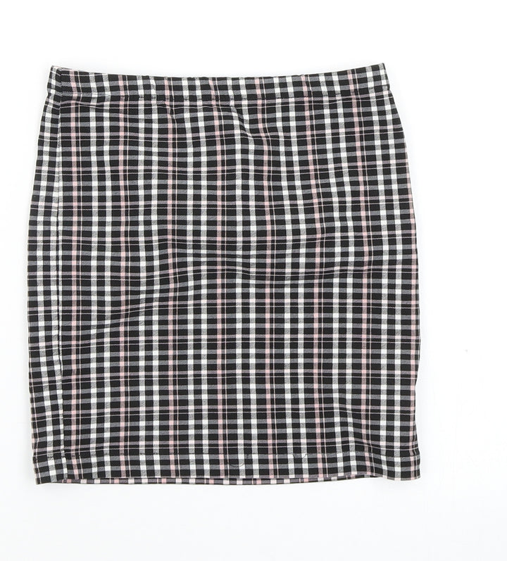 New Look Girls Multicoloured Check  Mini Skirt Size 10 Years