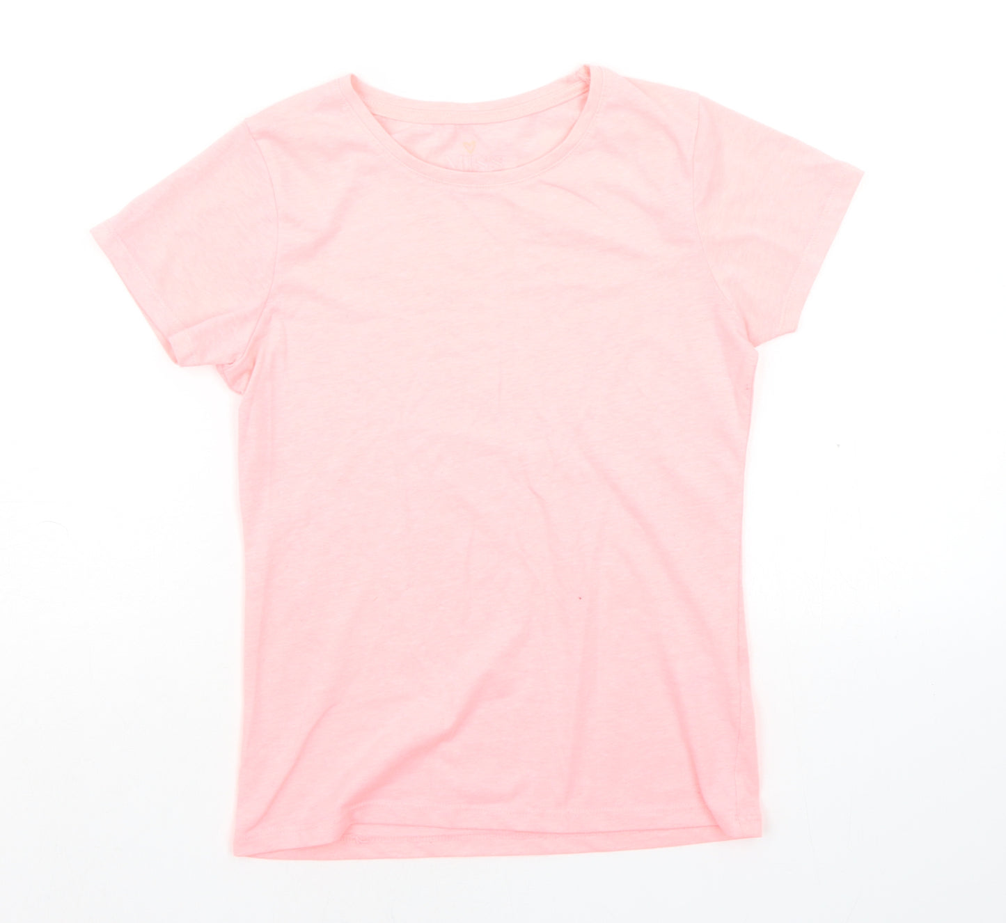 Miss e Vie Girls Pink   Basic T-Shirt Size 11-12 Years