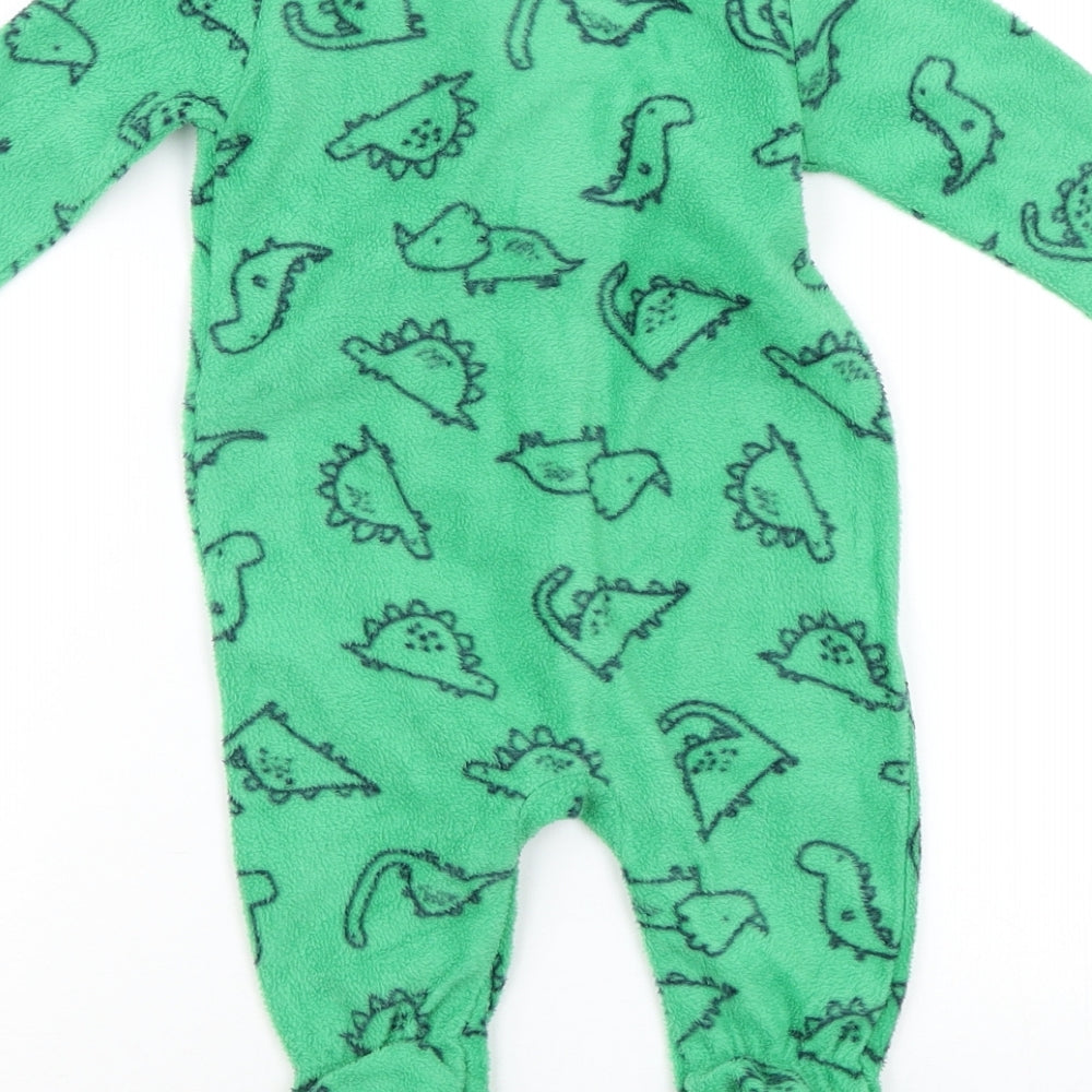 Primark Baby Green Ikat  Babygrow One-Piece Size 6-9 Months