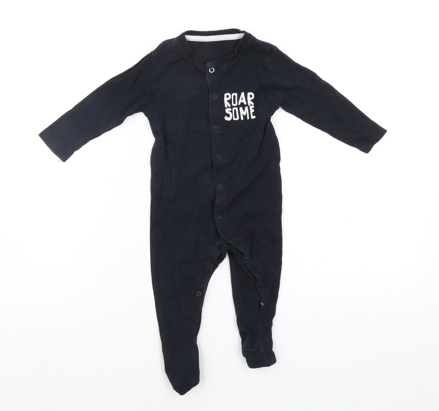 Primark Baby Black   Babygrow One-Piece Size 6-9 Months