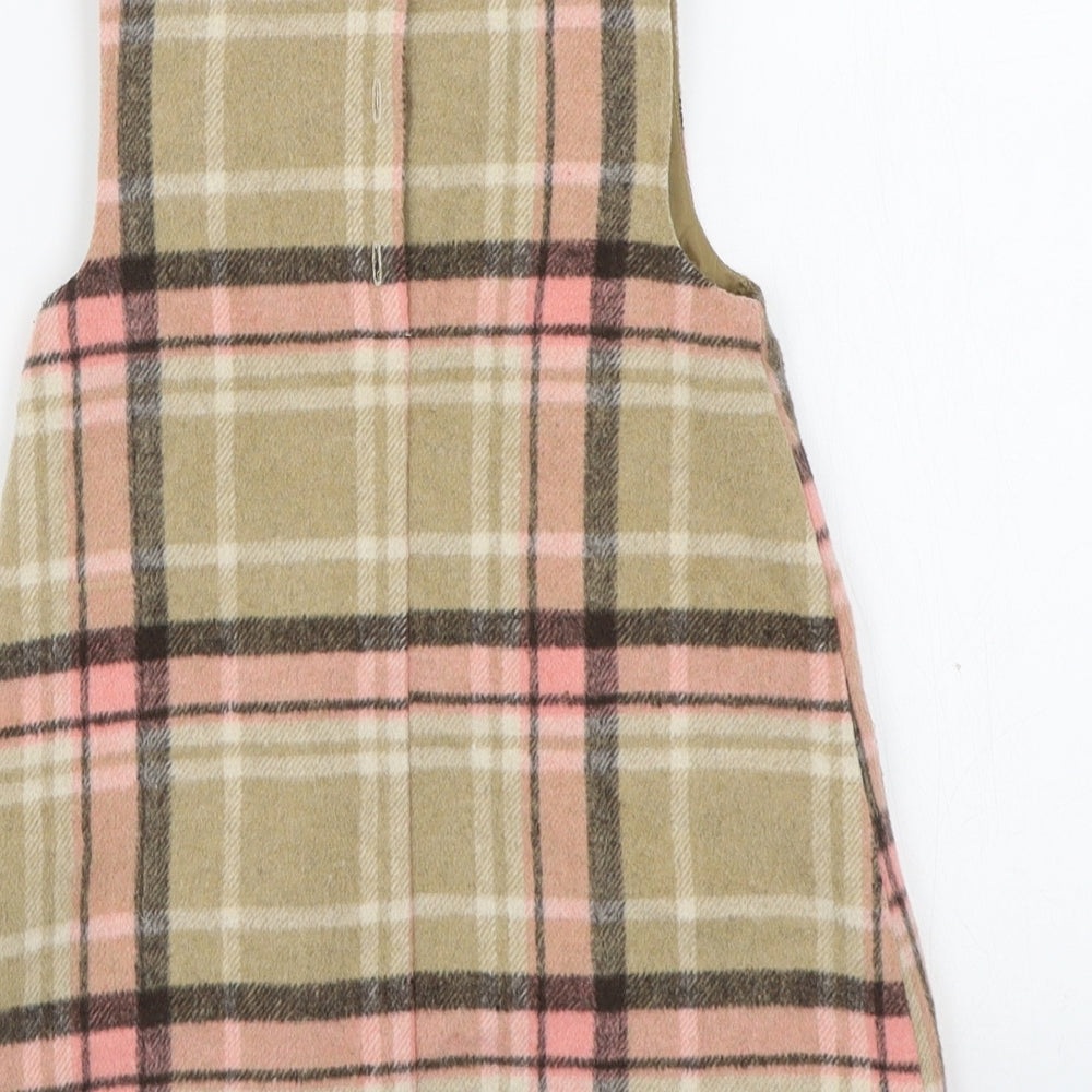 Nutmeg Girls Multicoloured Check  Tank Dress  Size 2-3 Years
