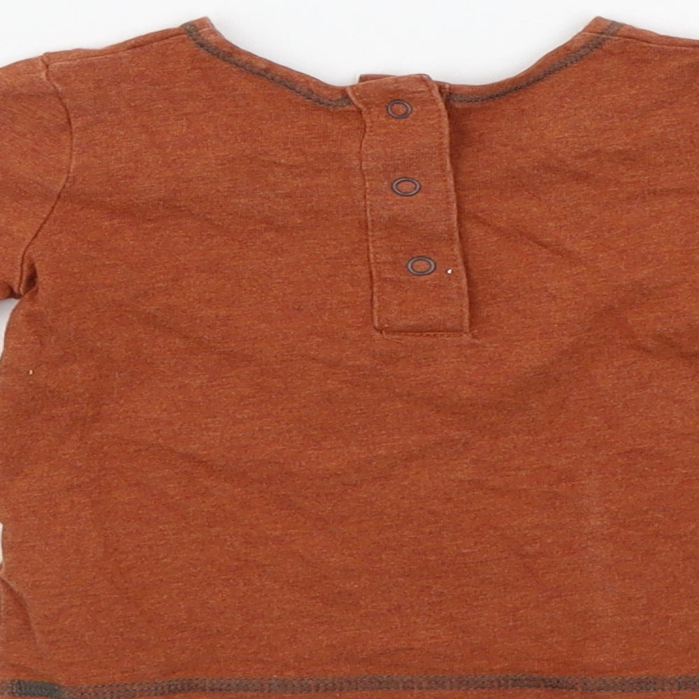 NEXT Baby Brown   Basic T-Shirt Size 6-9 Months