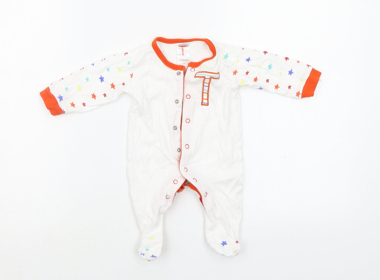 t Baby Multicoloured   Babygrow One-Piece Size 0-3 Months