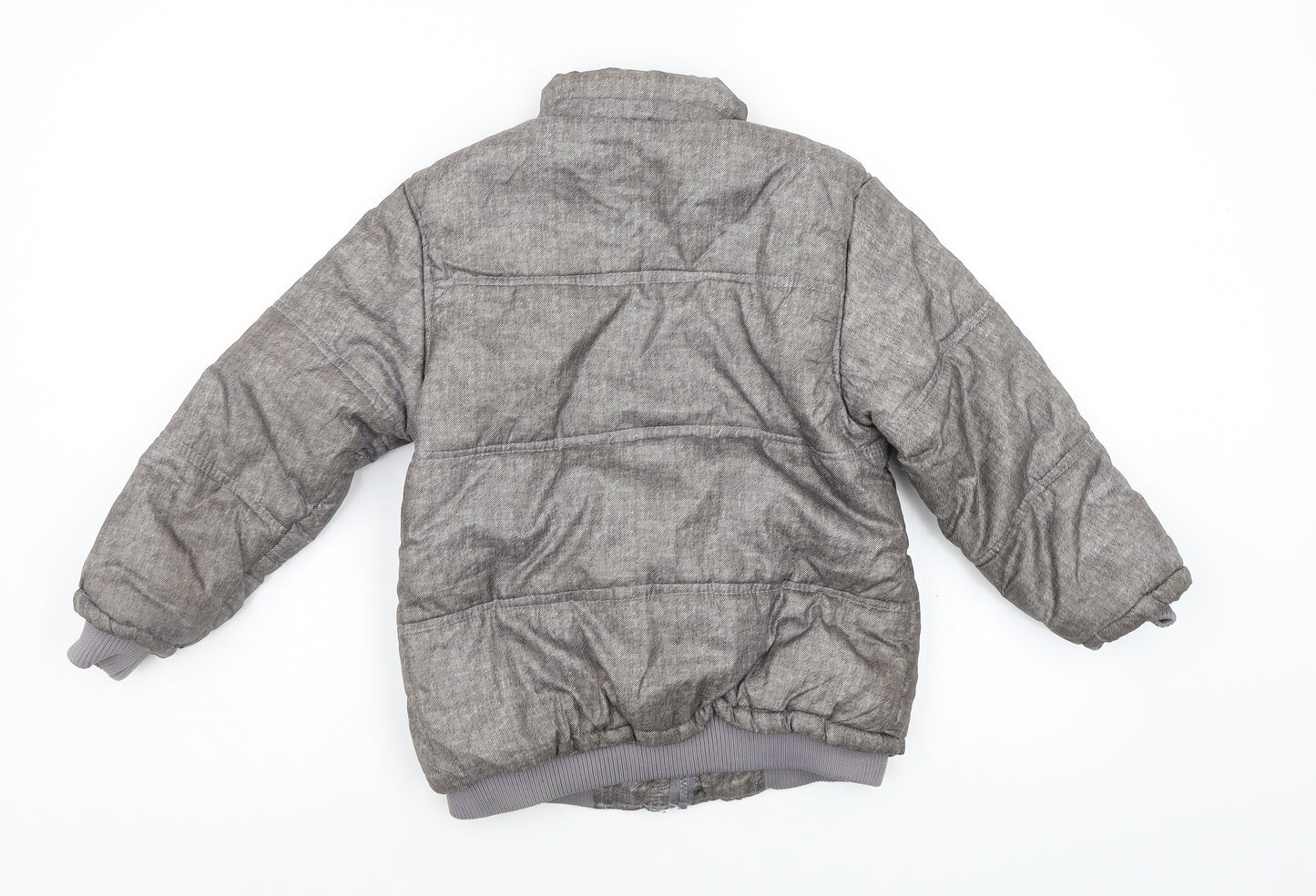 Exit Womens Grey   Puffer Jacket Coat Size 8