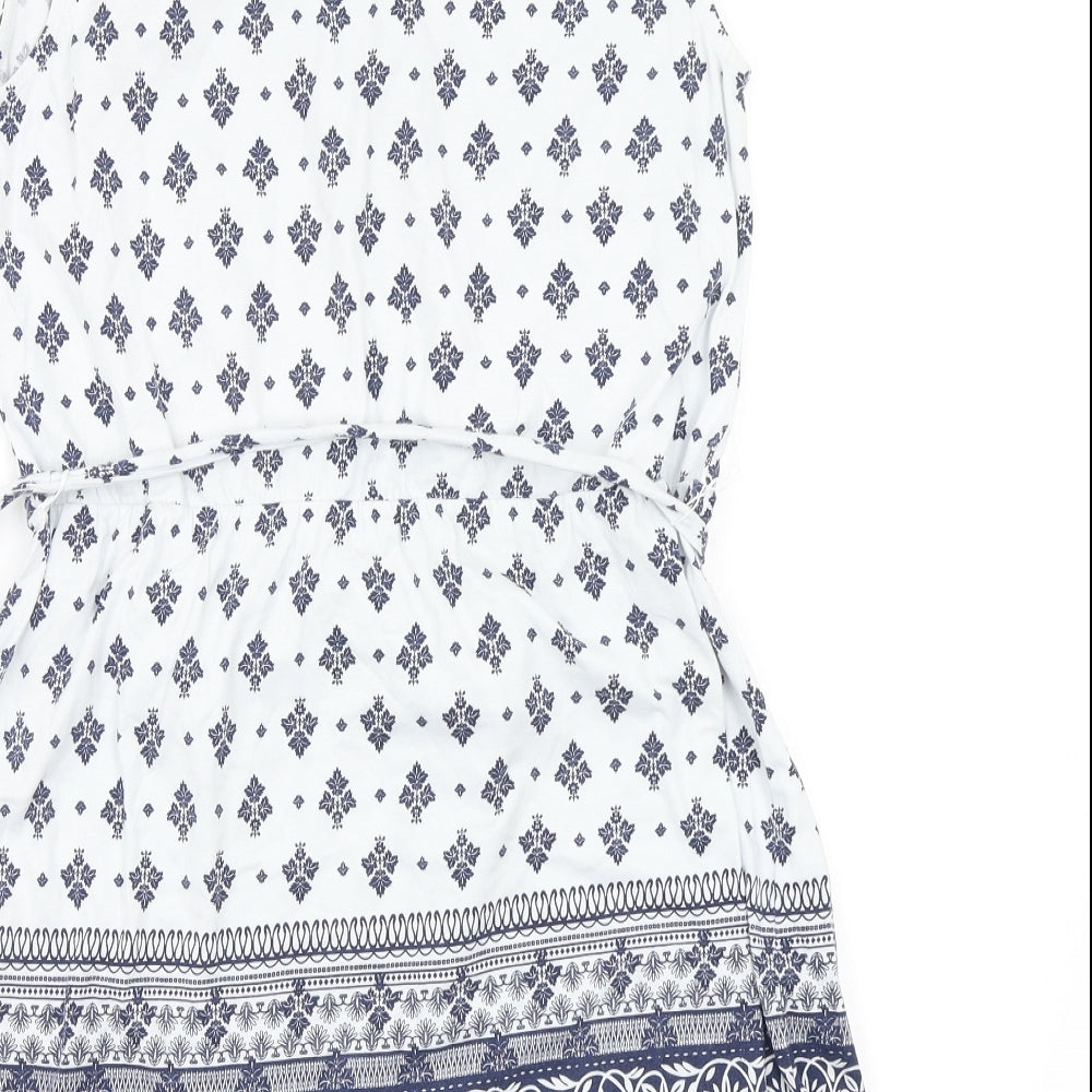 TU Womens Multicoloured Argyle/Diamond  Tank Dress  Size 12