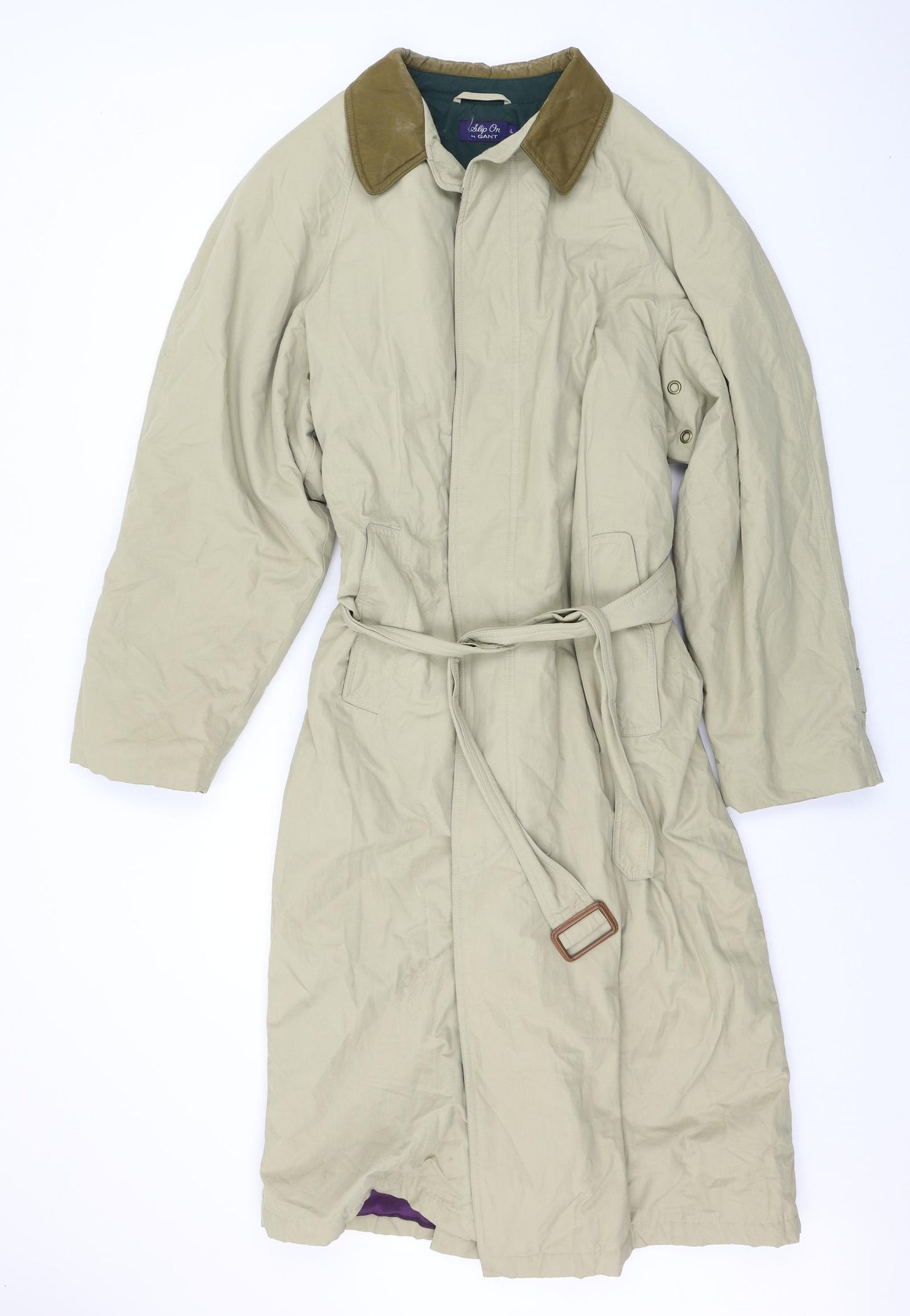 GANT Mens Beige   Trench Coat Coat Size L