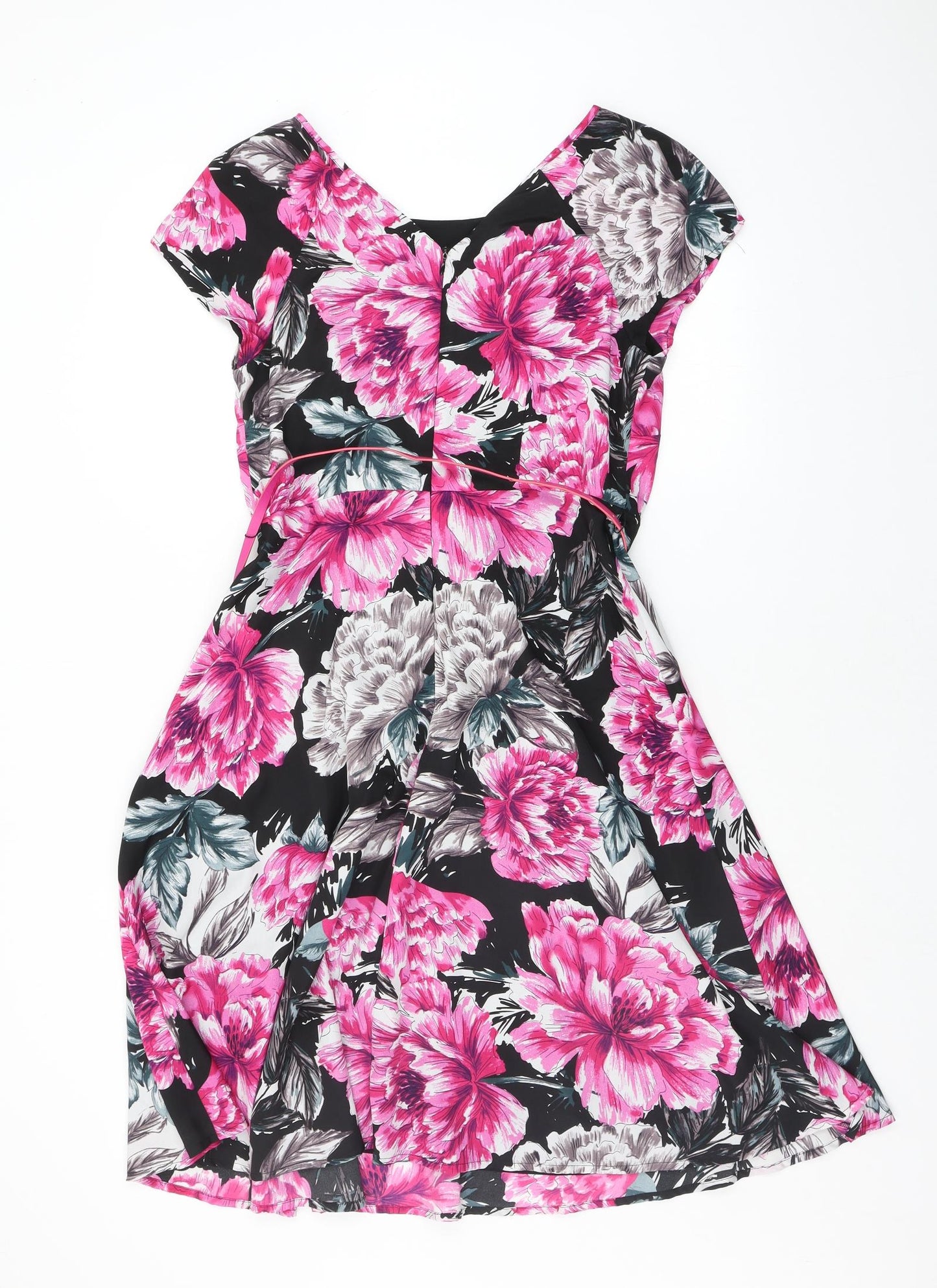 M&Co Womens Multicoloured Floral  Maxi  Size 12