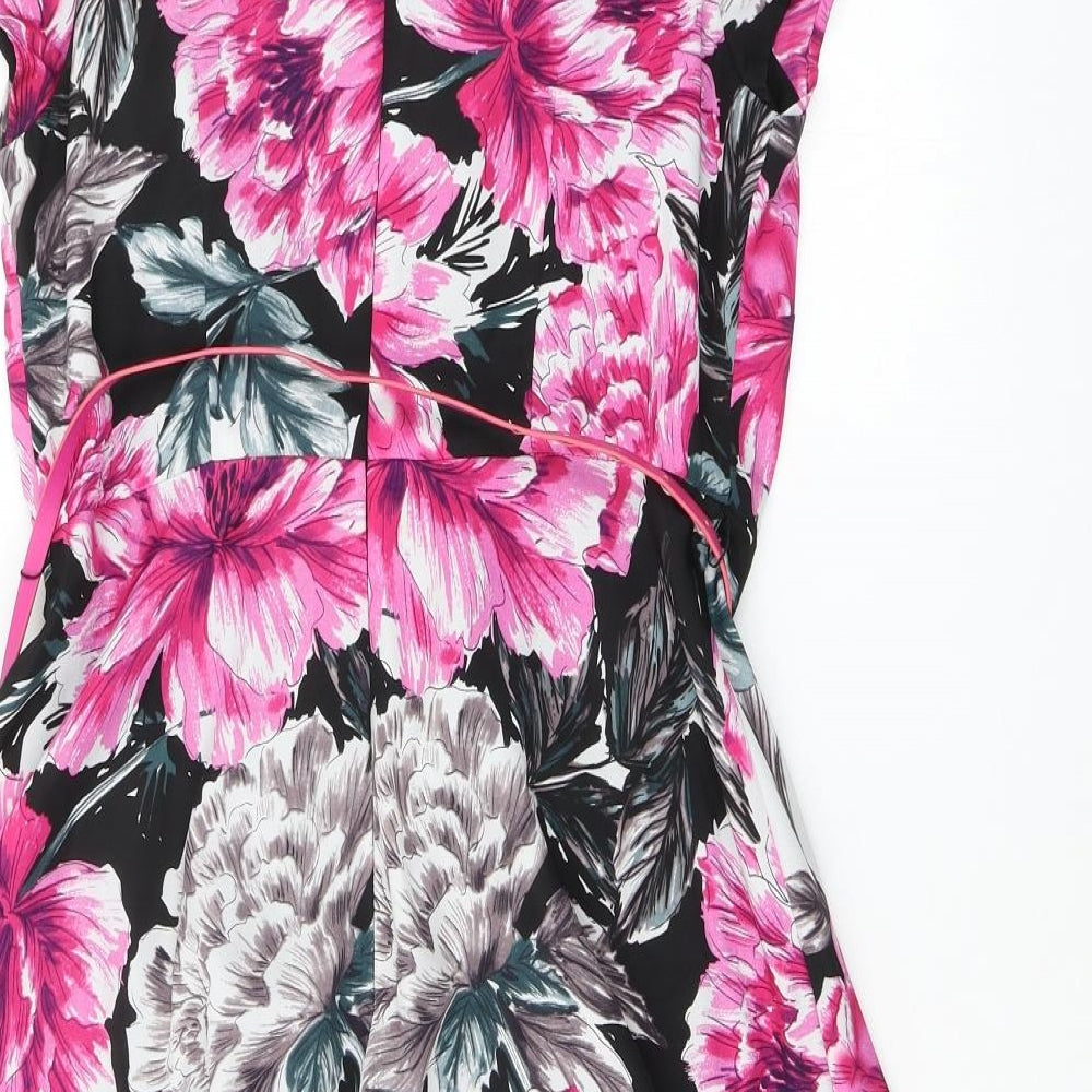 M&Co Womens Multicoloured Floral  Maxi  Size 12