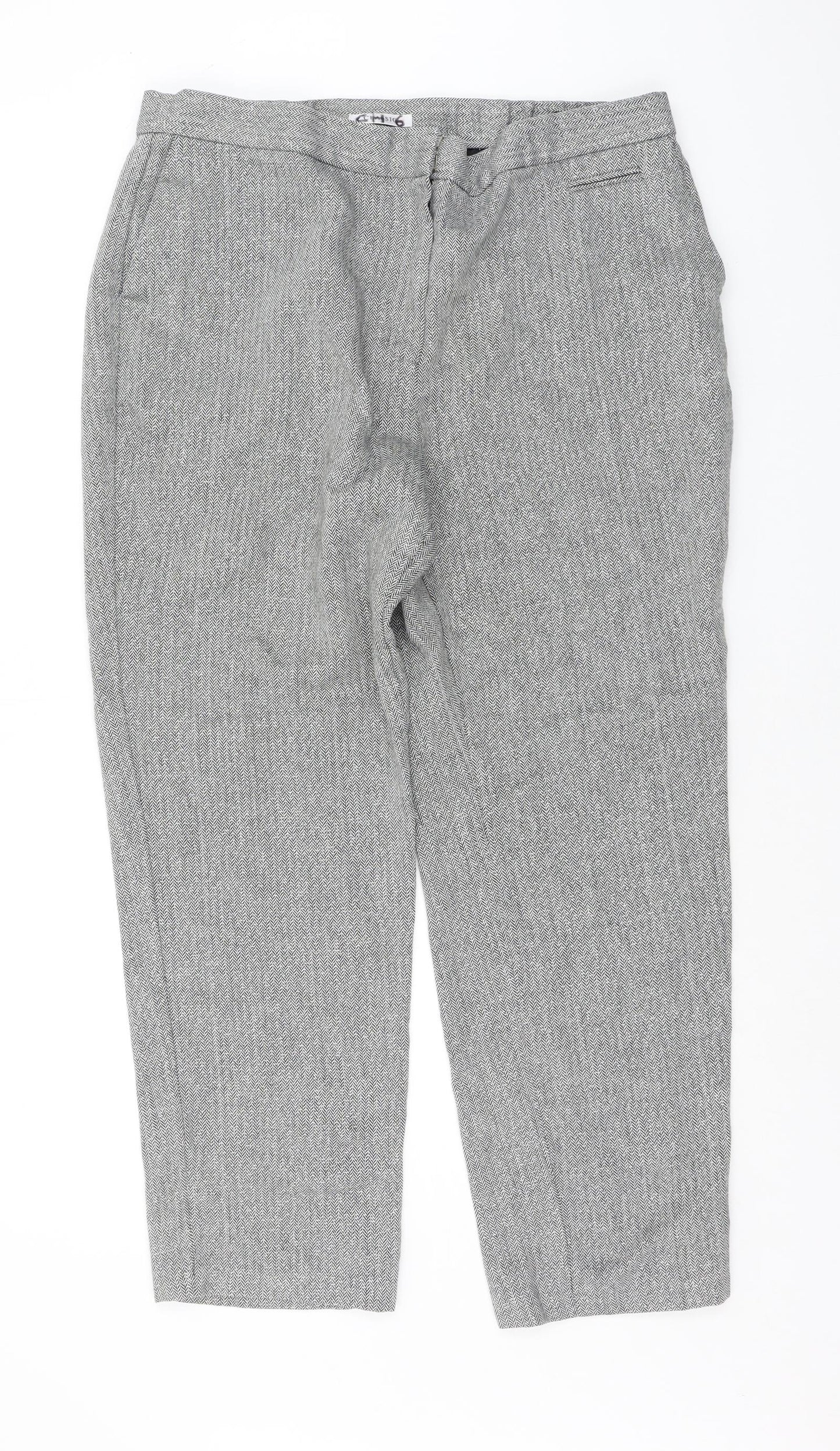 Marks and Spencer Womens Grey   Trousers  Size 16 L27 in