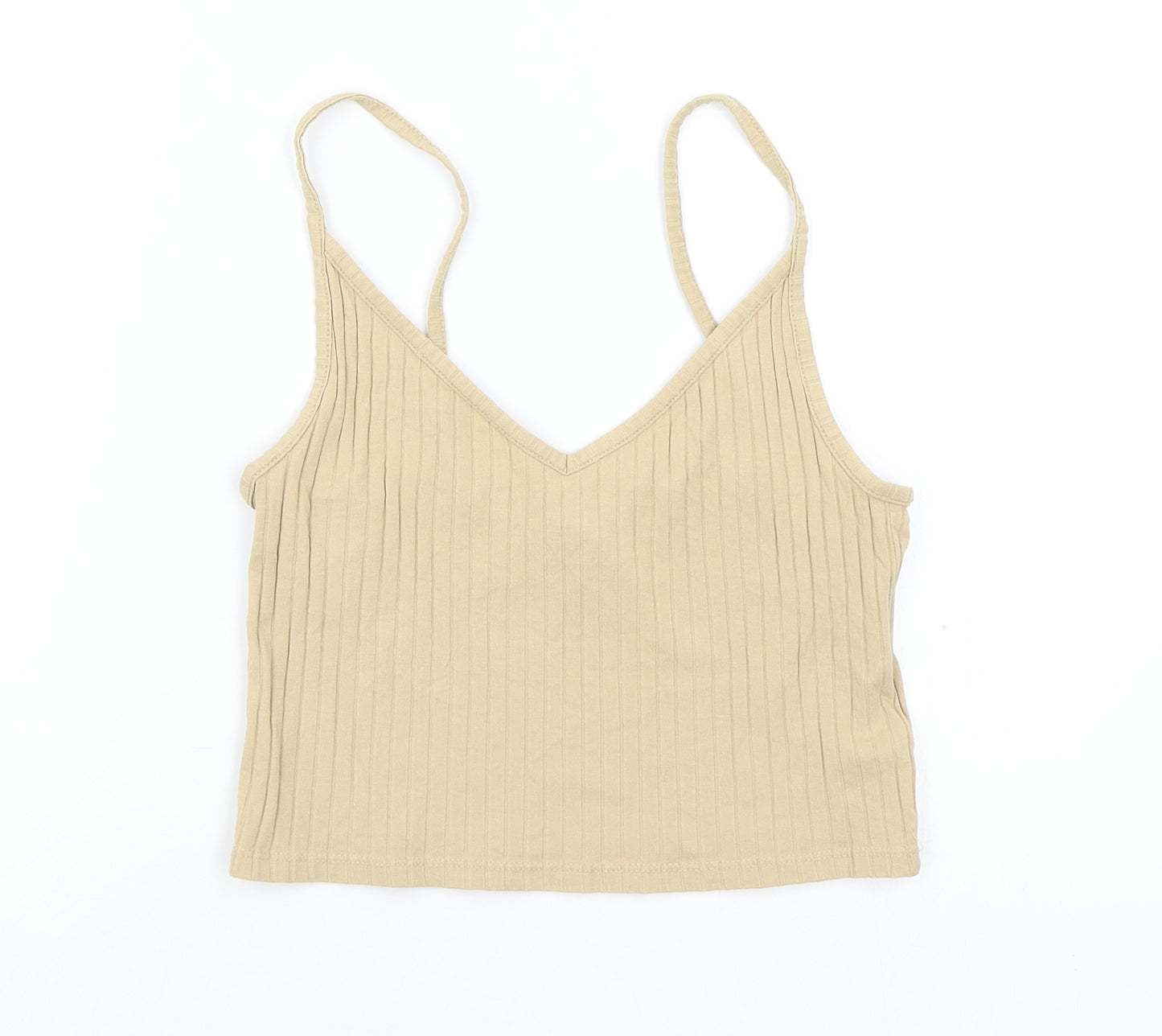H&M Womens Beige   Basic Tank Size S