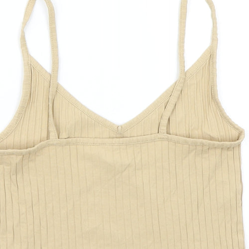 H&M Womens Beige   Basic Tank Size S