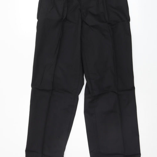 Boyd Cooper Mens Black Houndstooth  Trousers  Size 30 L33 in