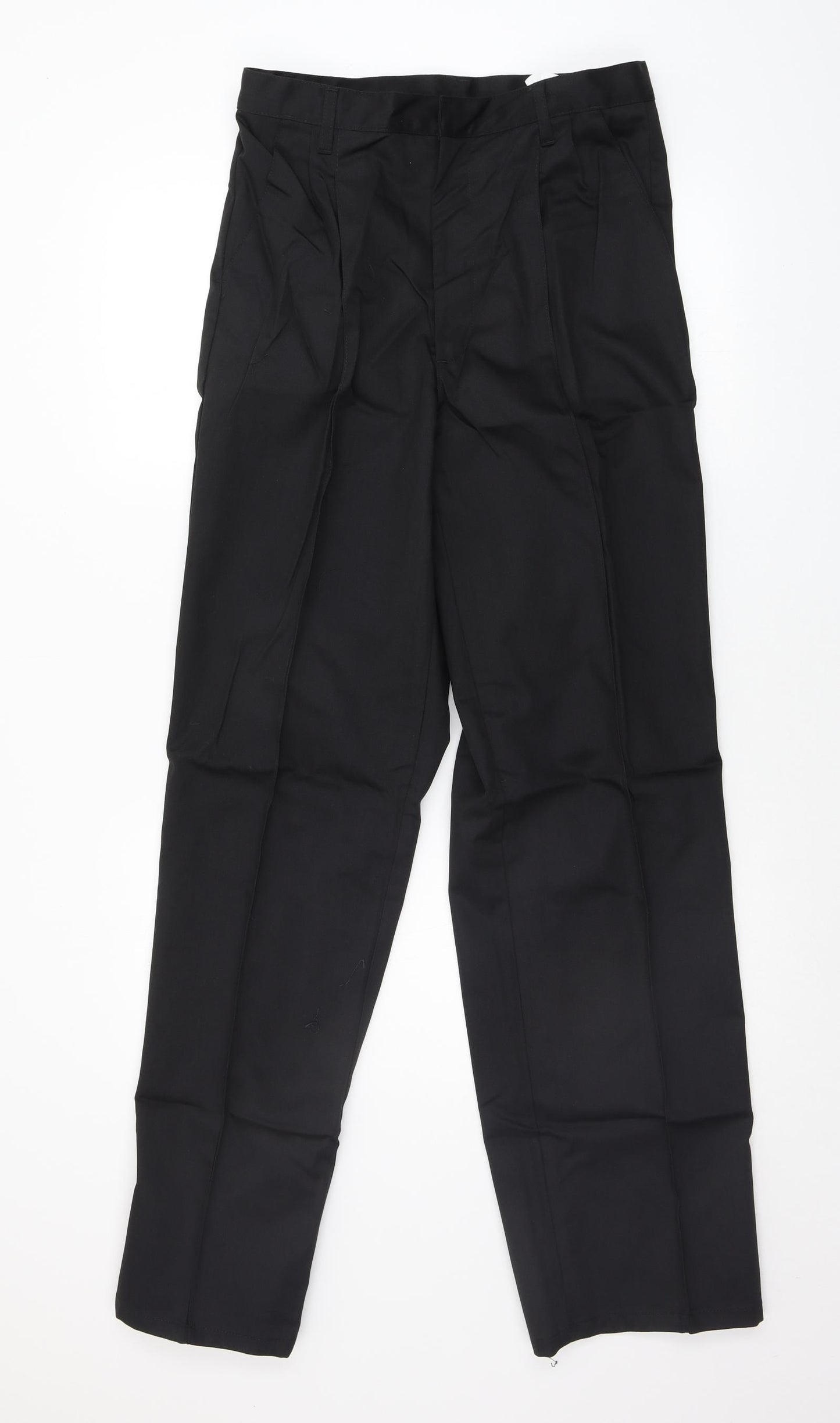 Boyd Cooper Mens Black Houndstooth  Trousers  Size 30 L33 in