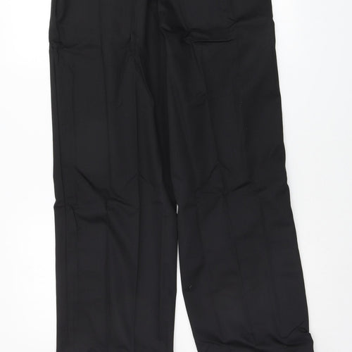 Boyd Cooper Mens Black Houndstooth  Trousers  Size 30 L33 in