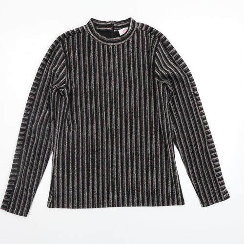 savida Womens Multicoloured Striped  Pullover Jumper Size S