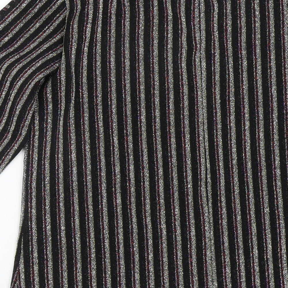 savida Womens Multicoloured Striped  Pullover Jumper Size S