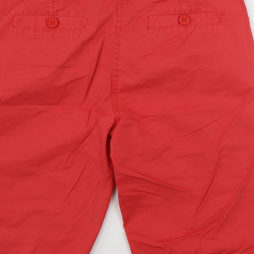 via 28 Mens Red   Chino Shorts Size 28 in
