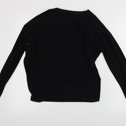 Missguided Womens Black   Basic Blouse Size 8