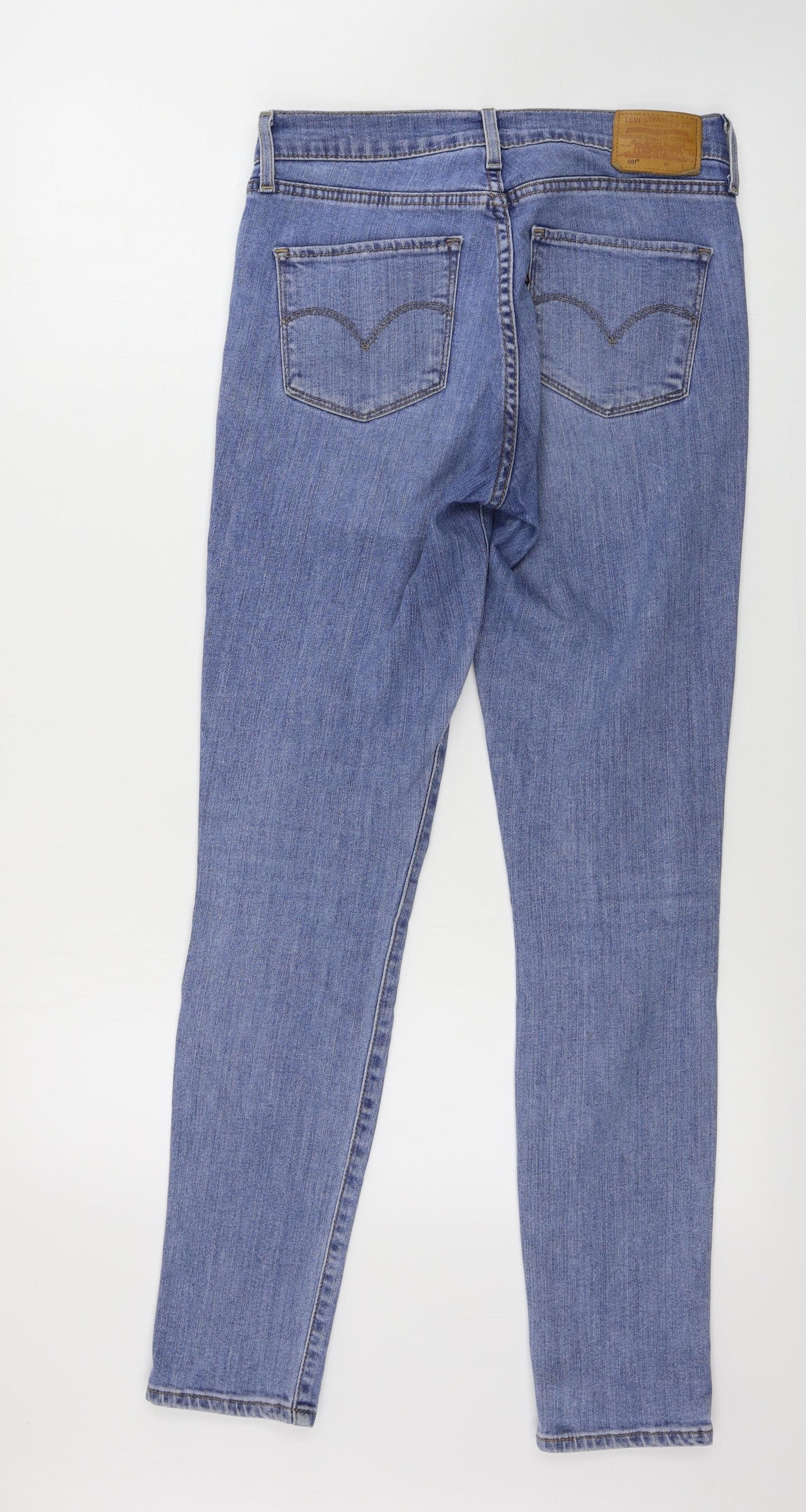 LEVIS      Womens Blue   Skinny Jeans Size 27 in L30 in