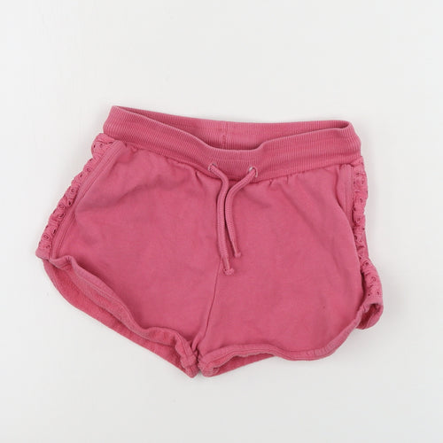 NEXT  Girls Pink   Sweat Shorts Size 9 Years