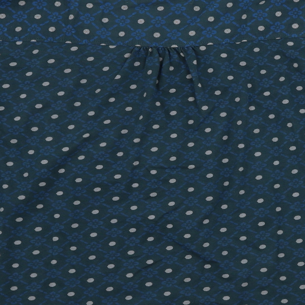 mudd & water  Womens Green Polka Dot  Basic T-Shirt Size 16