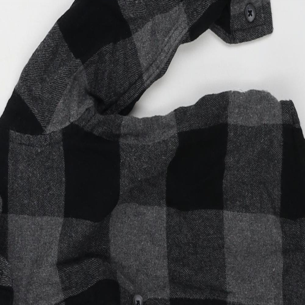 F&F  Boys Grey Check  Basic Button-Up Size 3-4 Years