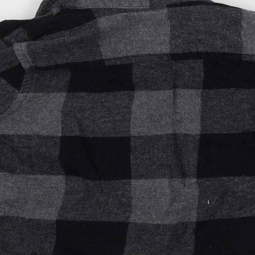 F&F  Boys Grey Check  Basic Button-Up Size 3-4 Years