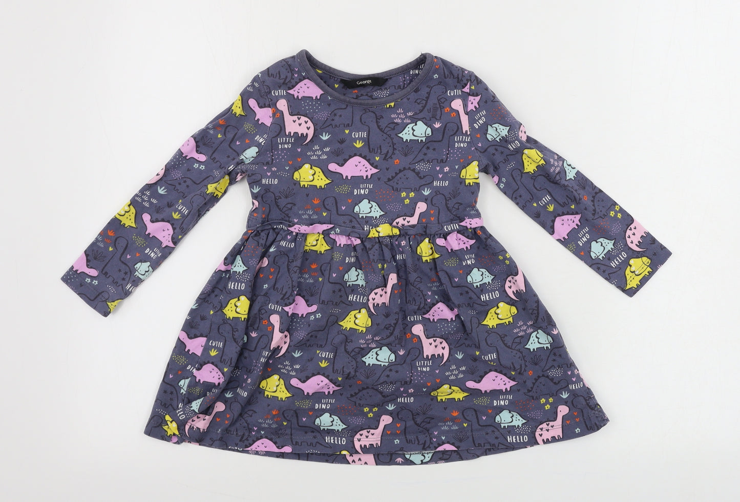 George  Girls Pink   A-Line  Size 3-4 Years