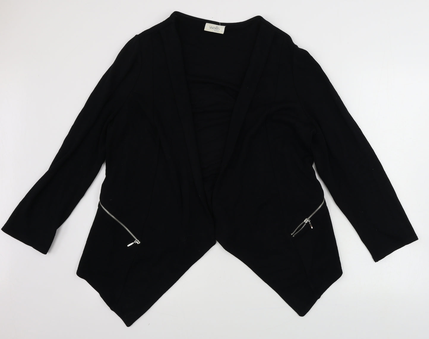 Wallis Womens Black   Cardigan Jumper Size L