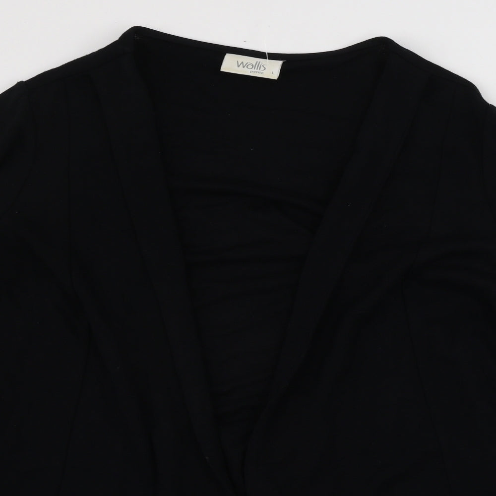 Wallis Womens Black   Cardigan Jumper Size L