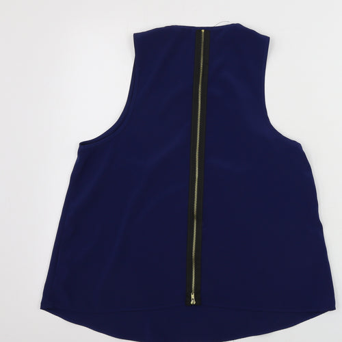 Topshop  Womens Blue   Basic Tank Size 10