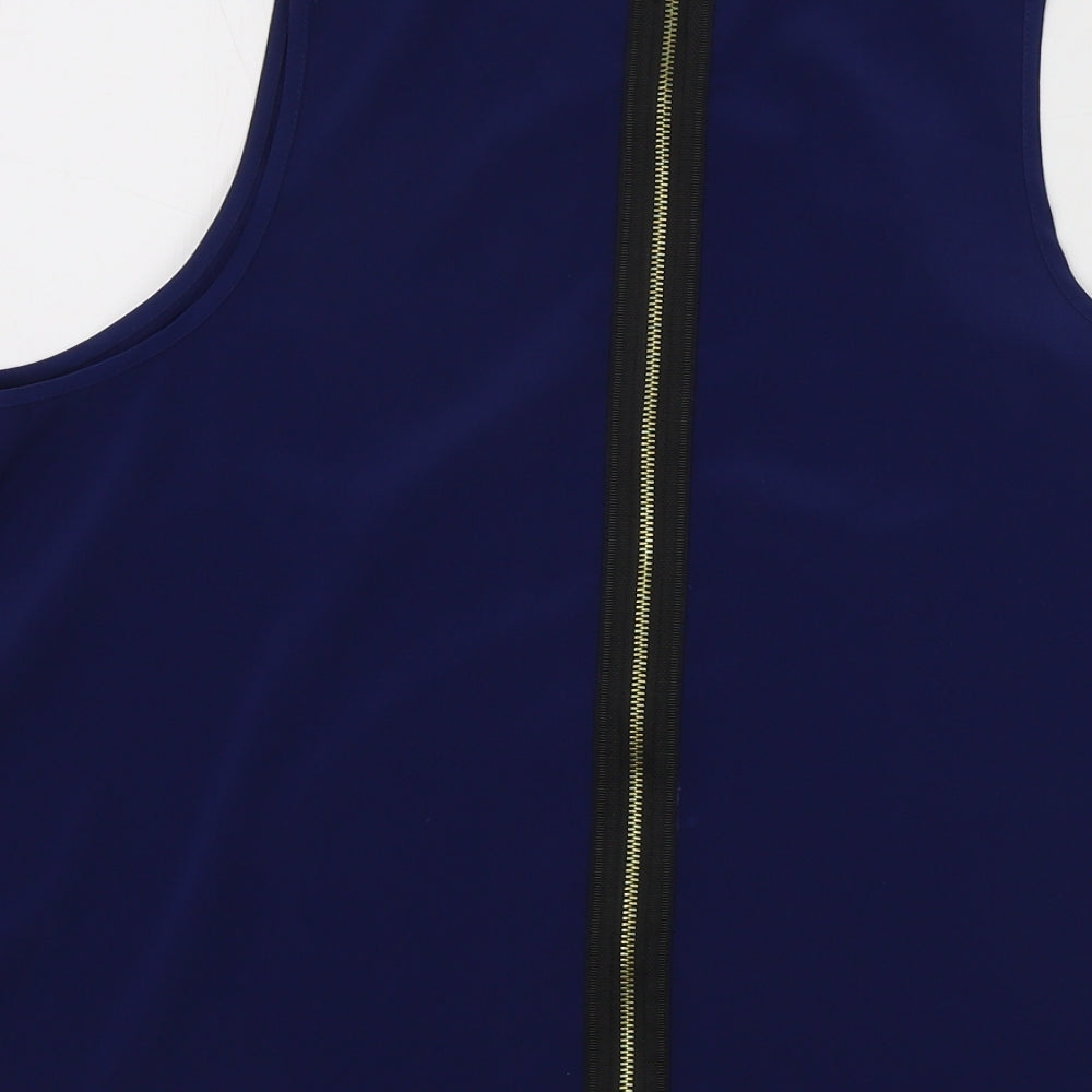 Topshop  Womens Blue   Basic Tank Size 10