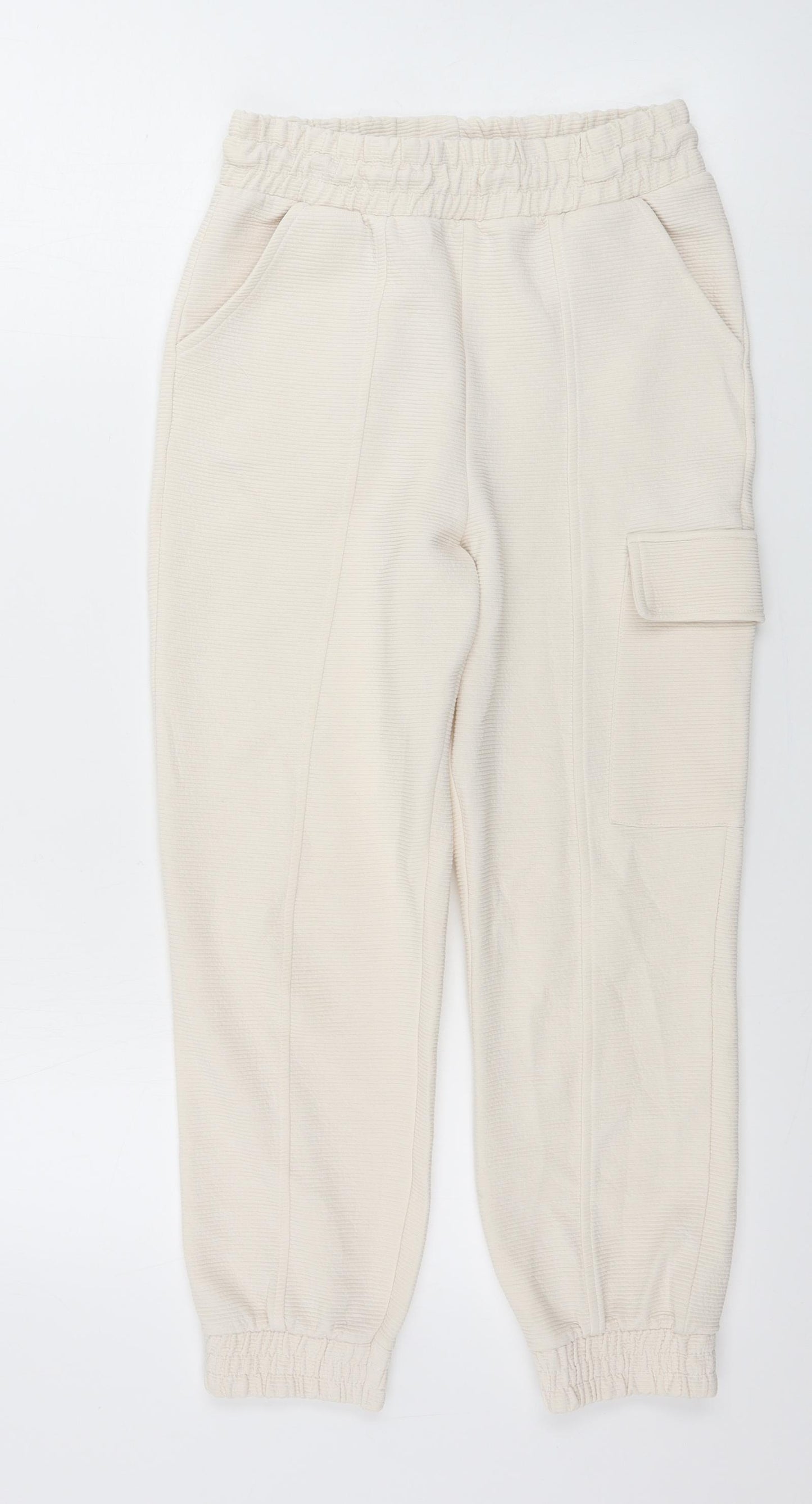 George  Girls Beige   Sweatpants Trousers Size 10-11 Years