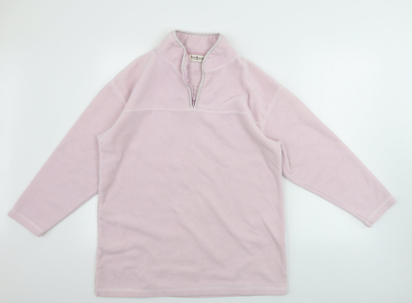 Bon Marche  Mens Pink   Henley Jumper Size S